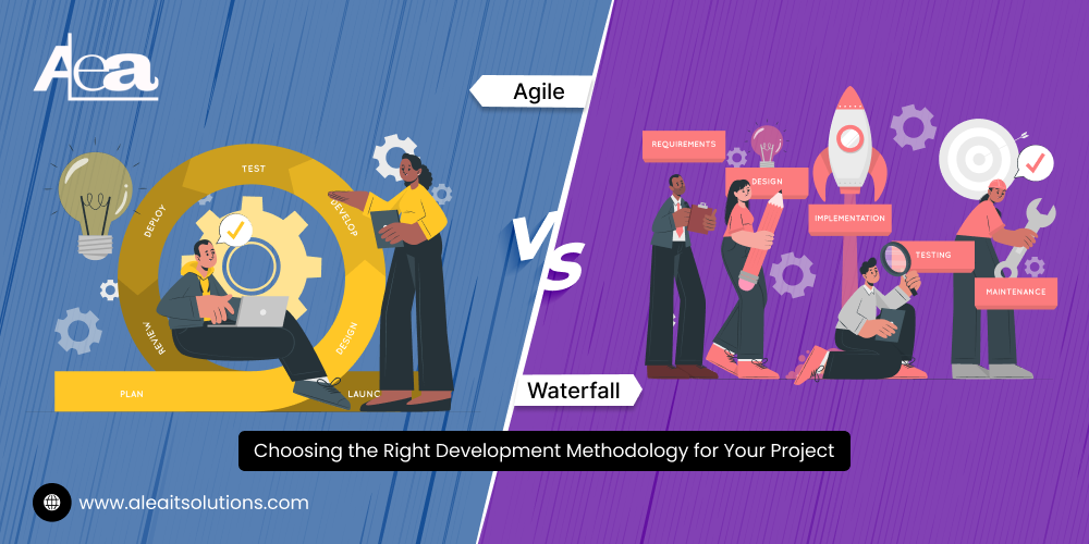 AleaIT Solutions Agile Vs Waterfall Development Methodology company